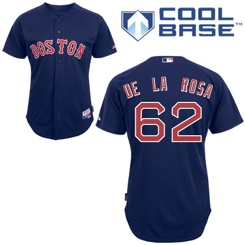 Rubby De La Rosa #62 Youth Baseball Jersey-Boston Red Sox Authentic Alternate Navy Cool Base MLB Jersey